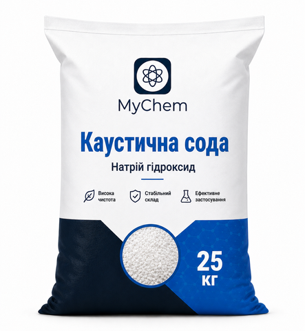 Каустична Сода (гранула) 25 кг КС-25 фото