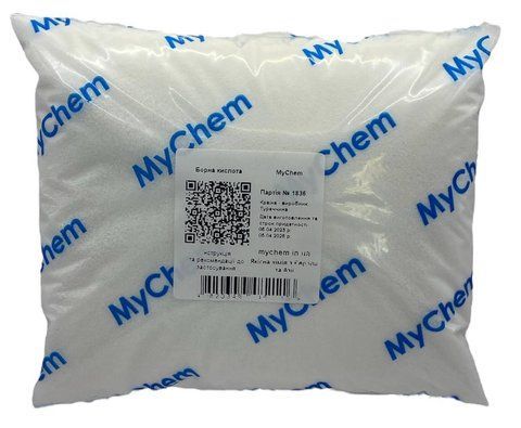 Борная кислота 1 кг пакет Бор Ортоборная кислота MyChem БК-1п фото