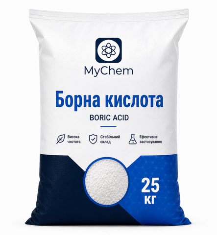 Борная кислота 25 кг Мешок Бор Ортоборная кислота БК-25 фото
