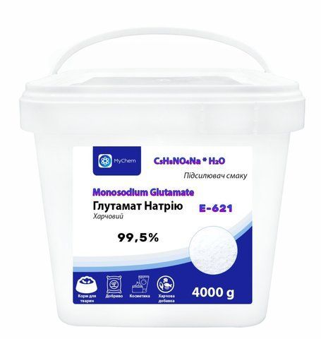 Глутамат натрия усилитель вкуса 4 кг Пищевая добавка E-621 ГН-4 фото