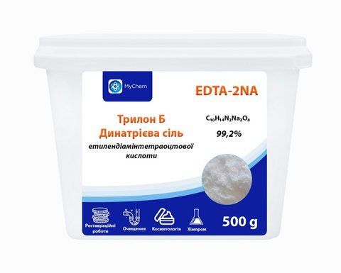 EDTA-2NA Трилон Б MyChem 500 г Динатриевая соль EDTA2NA-500 фото